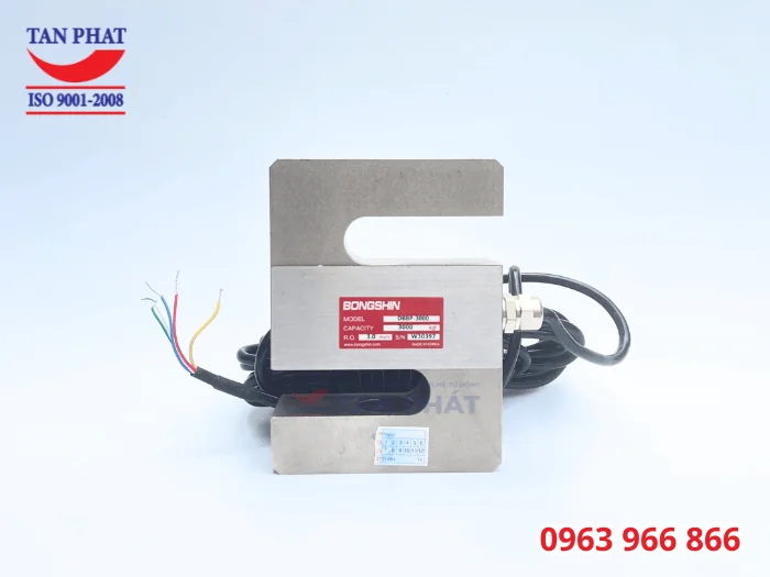 Cảm biến lực loadcell DBBP 3 tấn của Bongshin do Tân Phát nhập khẩu và cung cấp chính hãng cho khách hàng