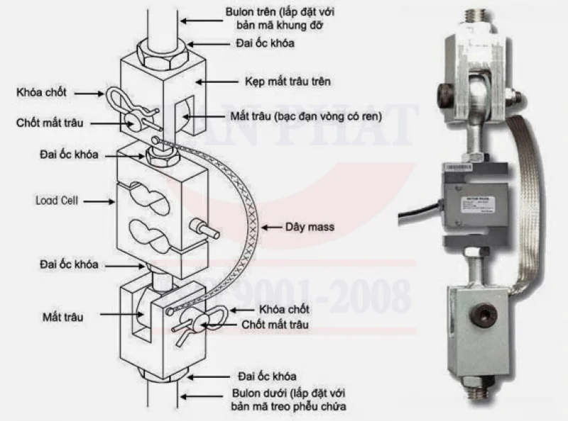 Cách lắp đặt chi tiết loadcell chữ Z - PST Keli