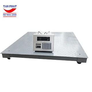 Cân sàn điện tử 1 tấn sử dụng đầu cân XK3118K8A
