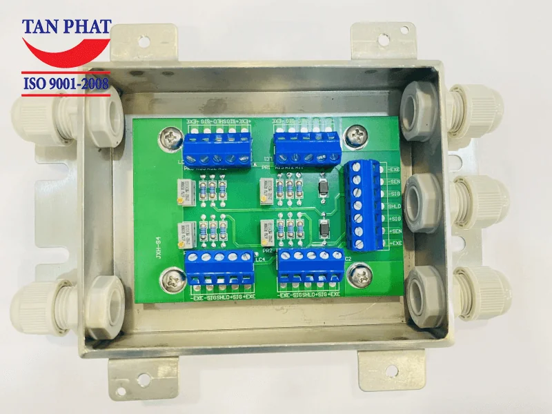 Hộp nối JXHG03-4-D Keli – Hộp nối tín hiệu loadcell 4 cổng Dìgital