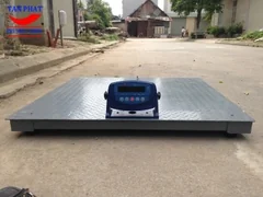 Cân sàn điện tử 1 tấn sử dụng đầu cân XK3118T1